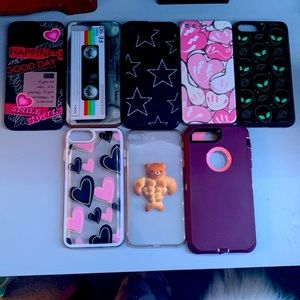 These phone cases are for iphone 7 plus.